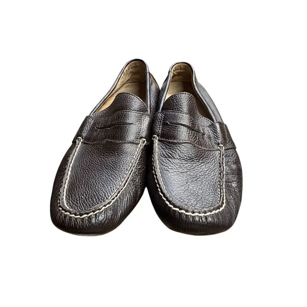 Polo Ralph Lauren Telly II Men's Brown Leather Driving Loafers Size‎ 11D